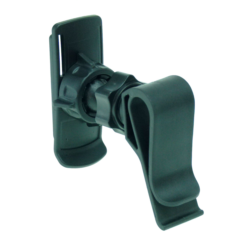 Golf bag clip mount with Compact Garmin Approach G3 holder (sku 30083)