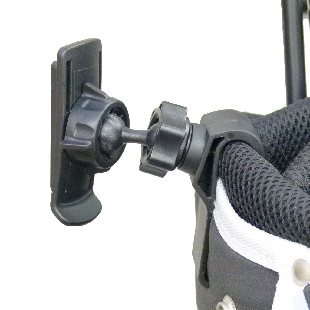 Golf bag clip mount with Compact Garmin Approach G3 holder (sku 30083)