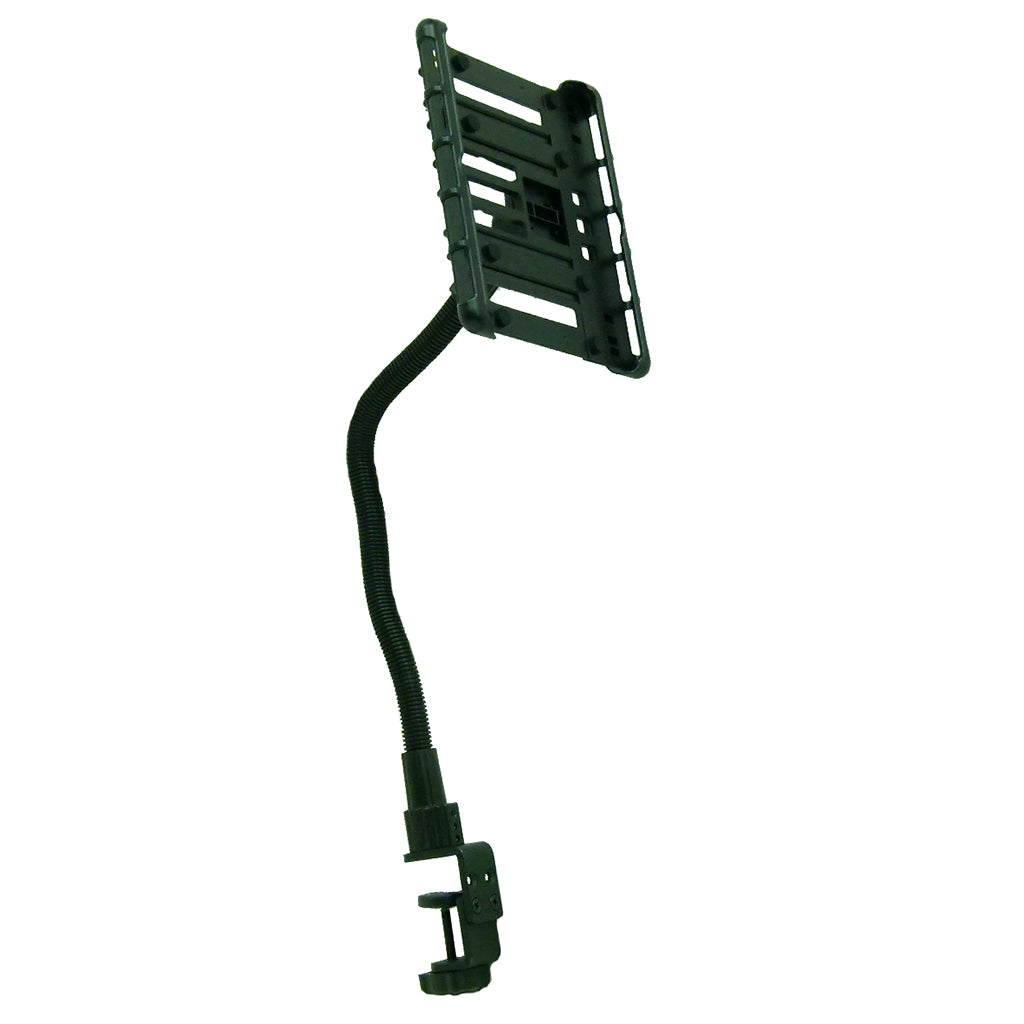 Heavy-Duty 22" Gooseneck Tablet Table Clamp Mount with Spring Loaded Holder fits Tablets from 7.9"-12.9" (sku 36314)