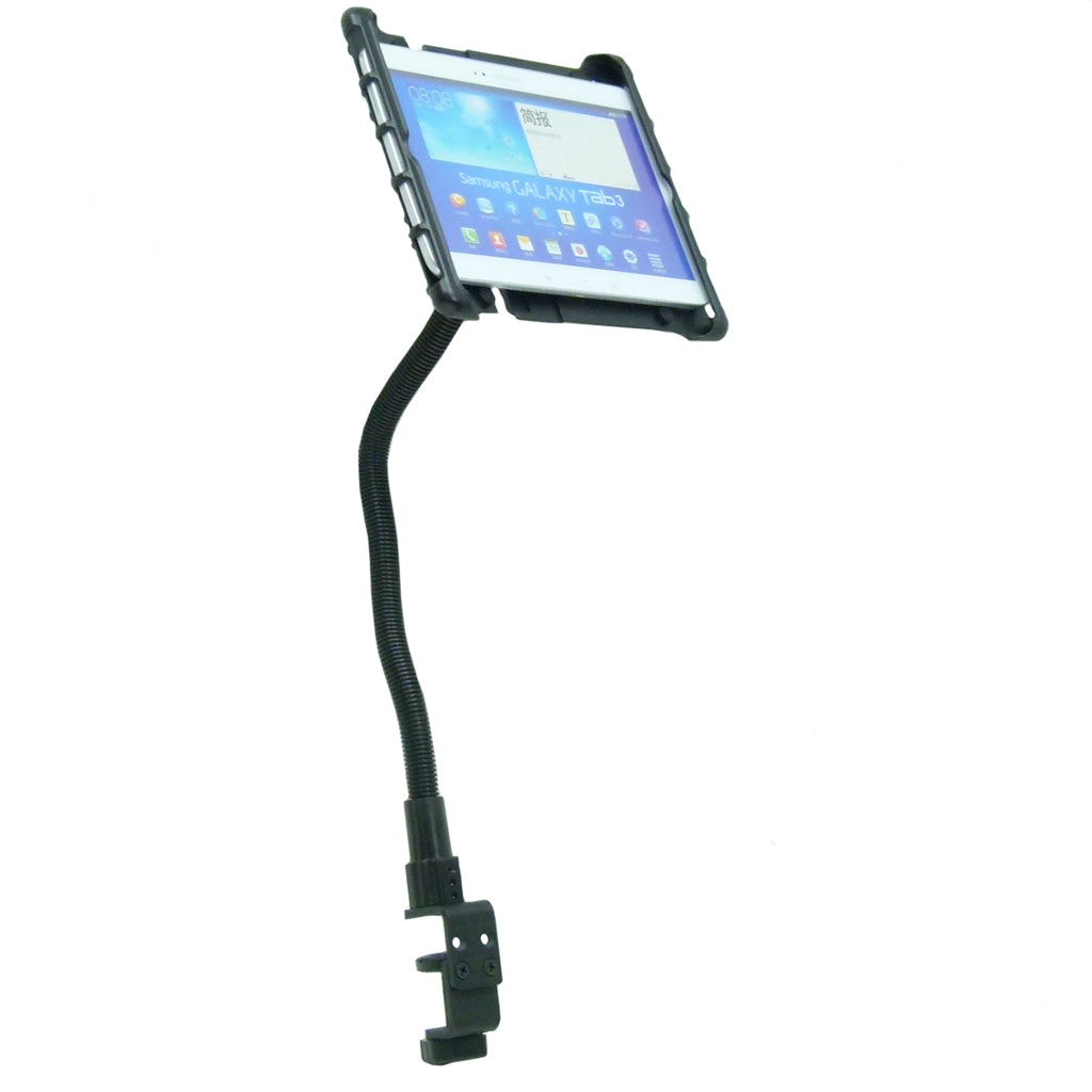 Heavy-Duty 22" Gooseneck Tablet Table Clamp Mount with Spring Loaded Holder fits Samsung Galaxy Tab 3 (sku 36321)