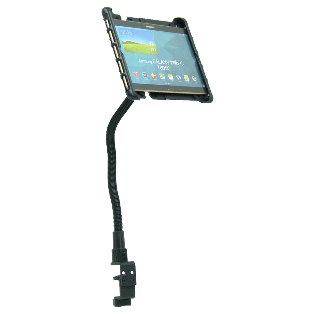 Heavy-Duty 22" Gooseneck Tablet Table Clamp Mount with Spring Loaded Holder fits Samsung Galaxy Tab S4 10.5" (sku 42556)