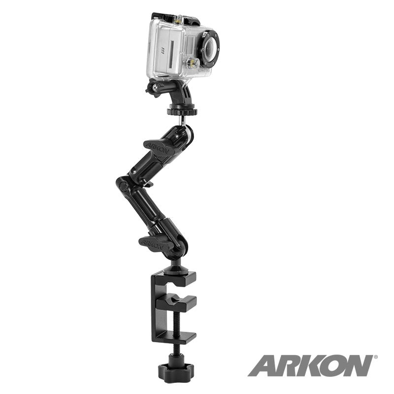 Arkon GPHD007 Heavy-Duty Adjustable Clamp Mount for GoPro HERO Action Cameras (sku 36706)