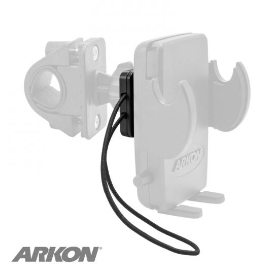 Arkon AP2TSTRAP Dual T-Slot to Dual T-Tab Elastic Securing Strap Handlebar Mount Adapter (sku 37817)
