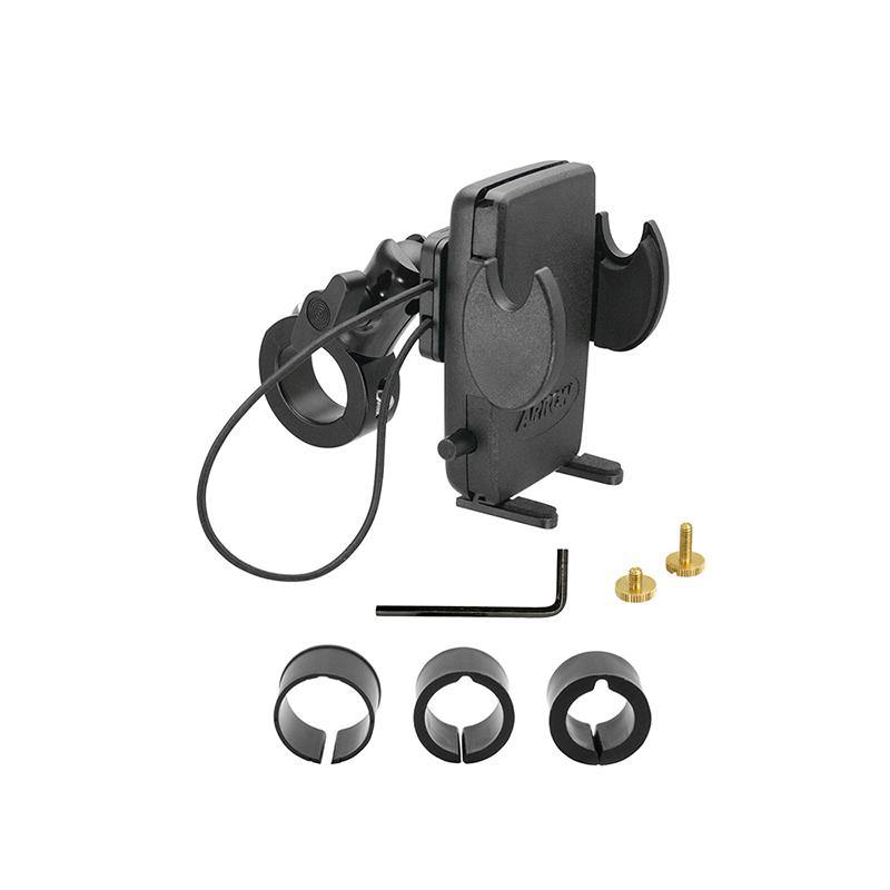 Arkon MC4B432 Mega Grip Premium Aluminum Motorcycle Handlebar Smartphone Mount (sku 56019) - BuyBits Ltd UK