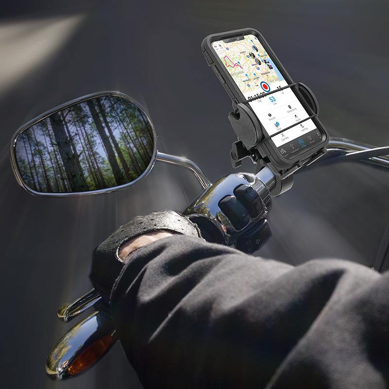 Arkon MC4B432 Mega Grip Premium Aluminum Motorcycle Handlebar Smartphone Mount (sku 56019) - BuyBits Ltd UK