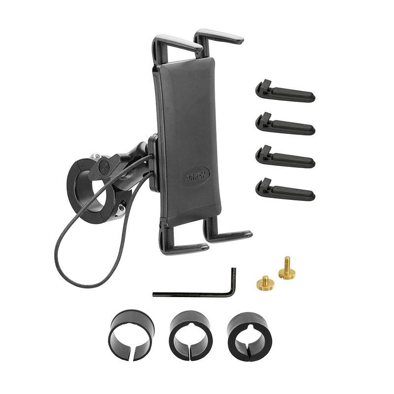 Arkon MC4B632 Slim-Grip Ultra Premium Aluminum Motorcycle Handlebar Smartphone Mount (sku 56020) - BuyBits Ltd UK