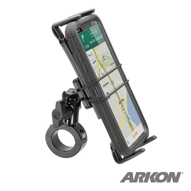Arkon MC4B632 Slim-Grip Ultra Premium Aluminum Motorcycle Handlebar Smartphone Mount (sku 56020) - BuyBits Ltd UK