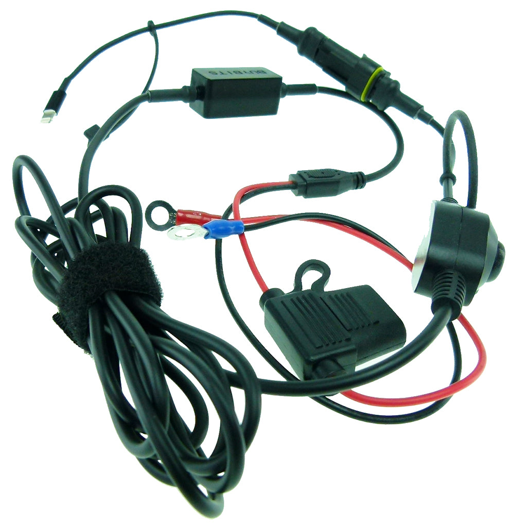 High Power Hardwire Dedicated iPhone 7 4.7 Motorcycle Crossbar Mount (sku 45150)