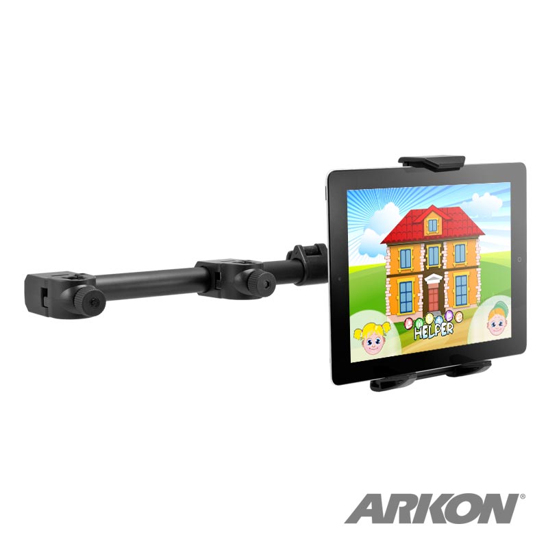Arkon TABPB-RSHM3 Car Headrest Extension Tablet Mount for Apple iPad Air, iPad 4, 3, 2, Samsung Galaxy (37352)