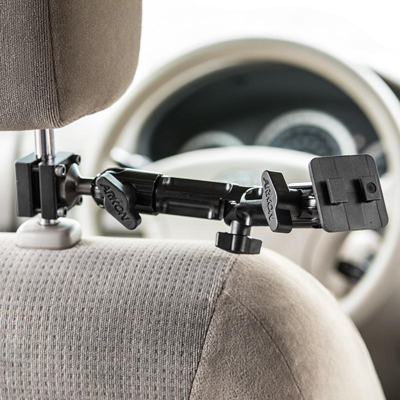 Arkon HMHD006 Heavy-Duty Headrest Mounting Pedestal with Multi-Angle 8" Arm (sku 41185)