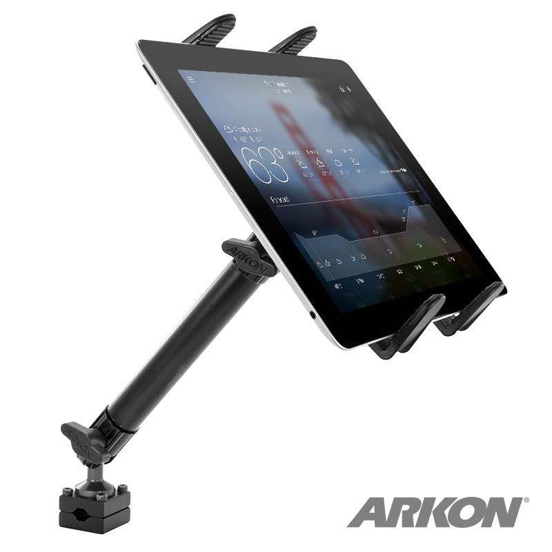 Arkon TABHM5 Heavy-Duty Tablet Headrest Mount with 10" Arm fits screen size 8.9'' to 12.9'' (sku 36705)