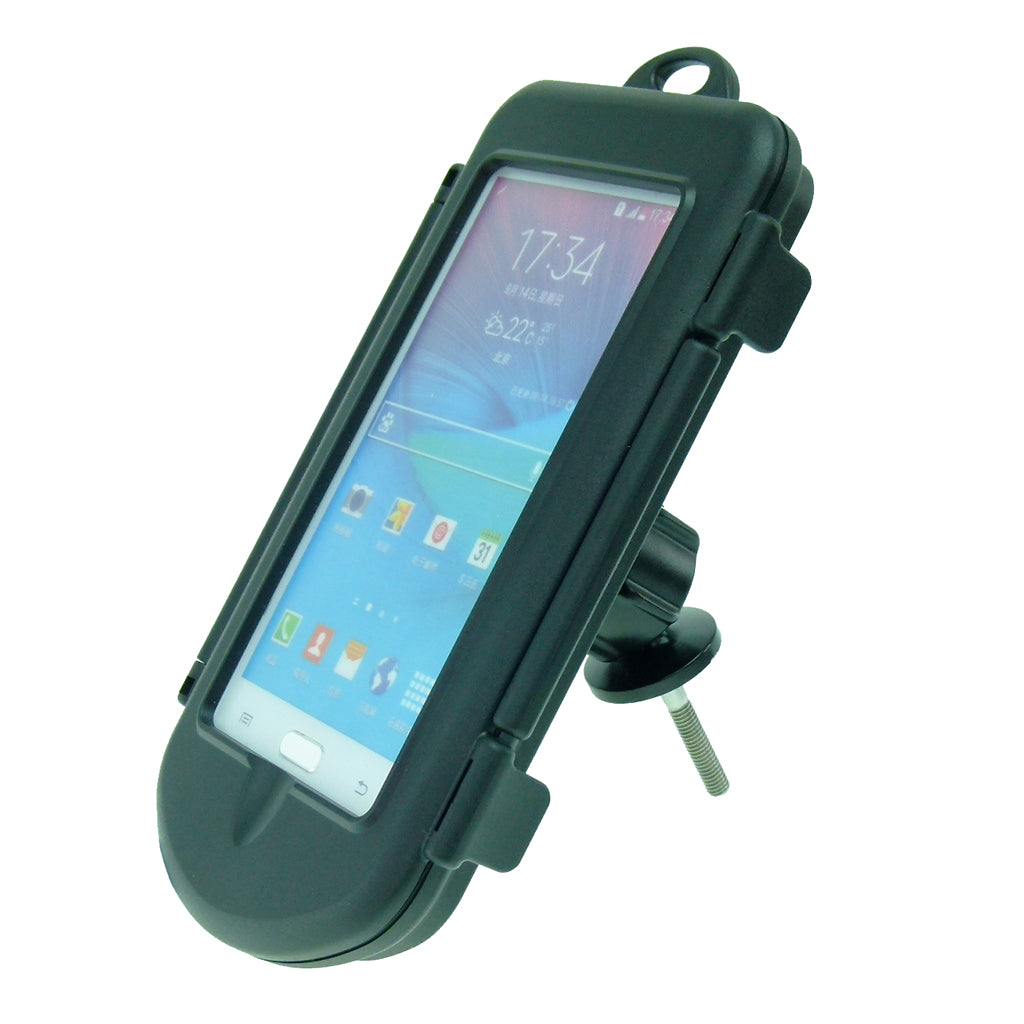 Bicycle Head Stem Mount with Water Resistant Hard Case for Samsung Galaxy Note 4 (sku 30324)
