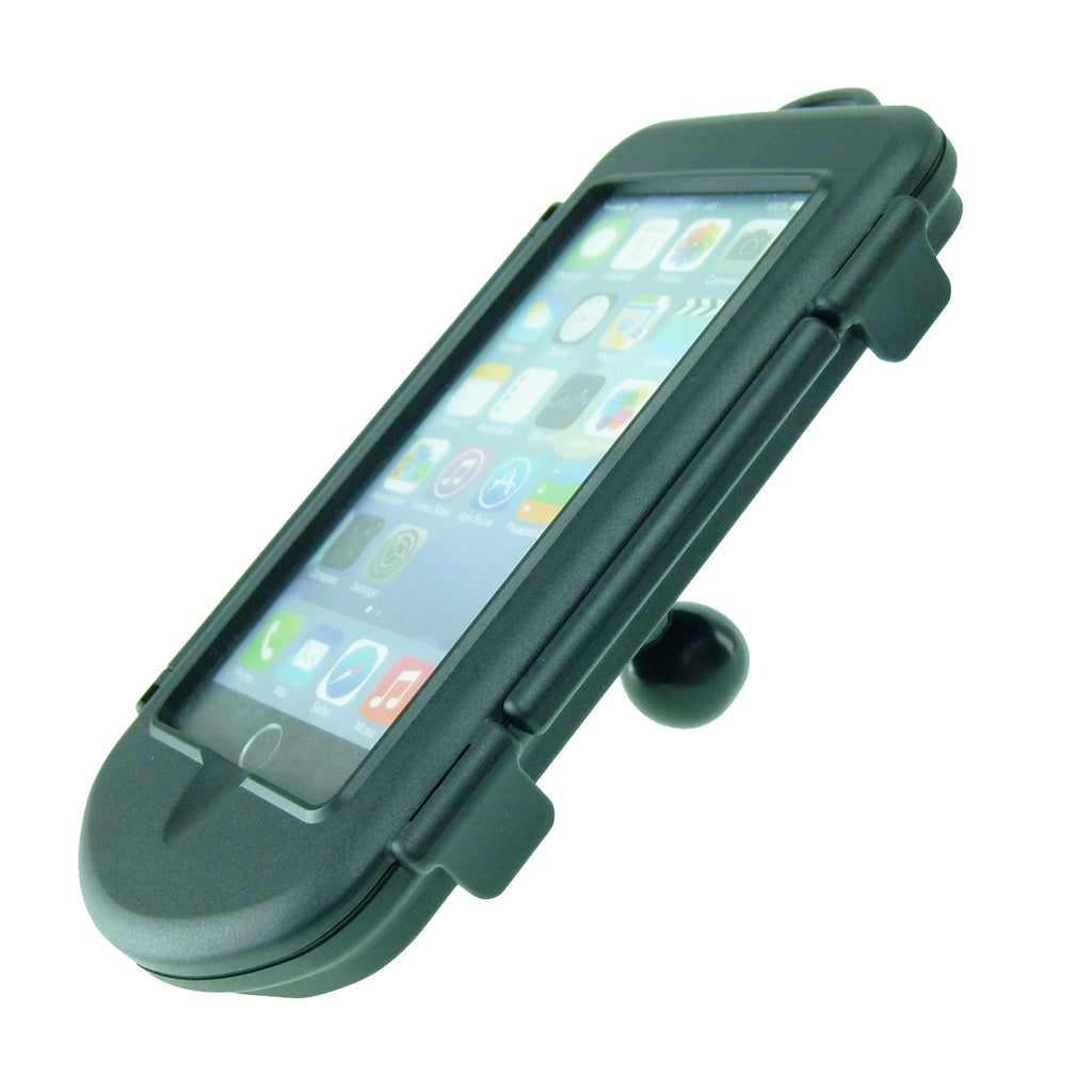 IPX4 Waterproof Hard Shell Case for Apple iPhone XS with 1" Ball Adapter fits RAM &amp; Ultimate Addons Motorcycle Mounts (sku 42671)