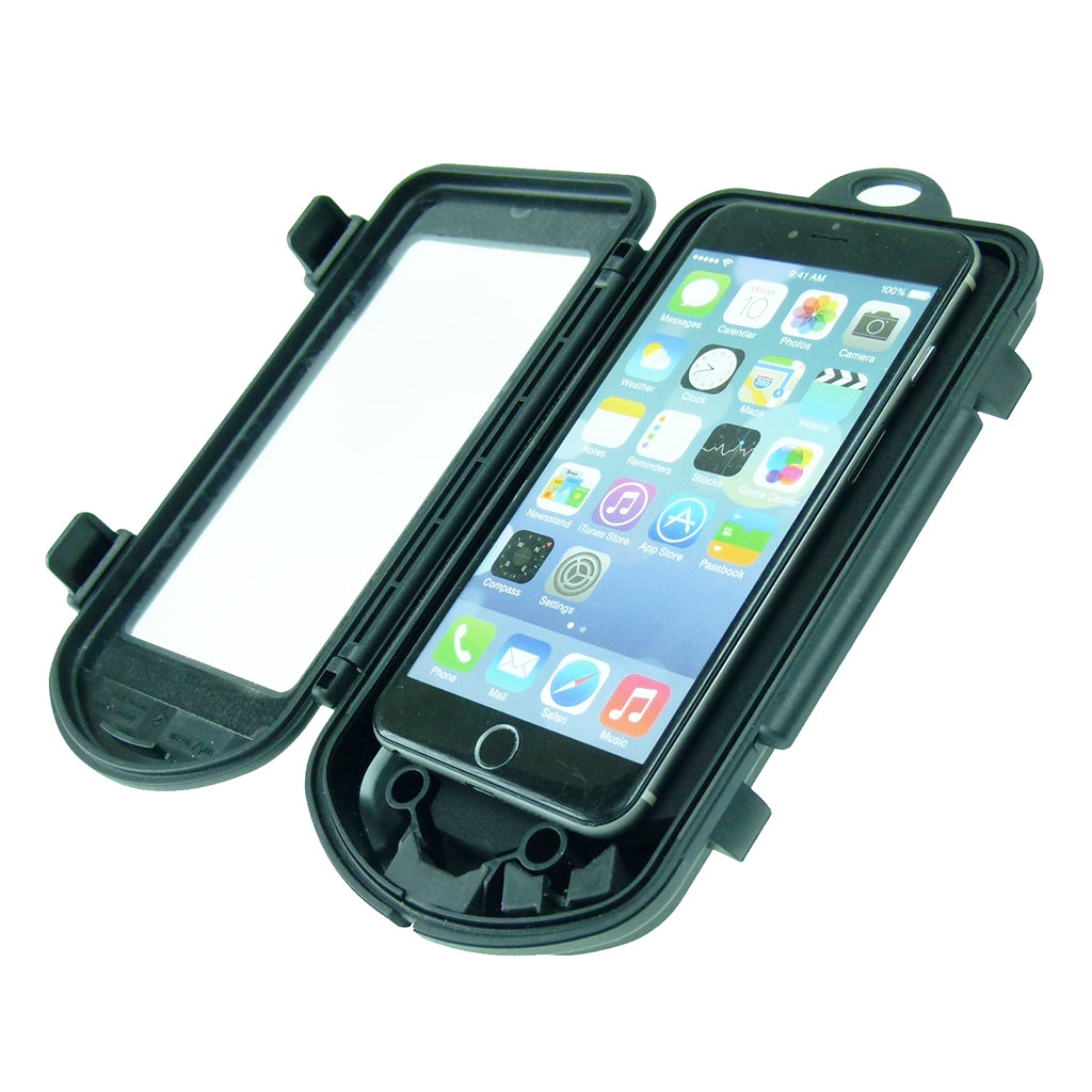 IPX4 Waterproof Hard Shell Case for Apple iPhone XS with 1" Ball Adapter fits RAM &amp; Ultimate Addons Motorcycle Mounts (sku 42671)