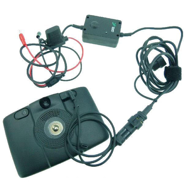 Hardwire Powered Satnav Motorcycle Mount Holder for TomTom START 25 (SKU 19753)