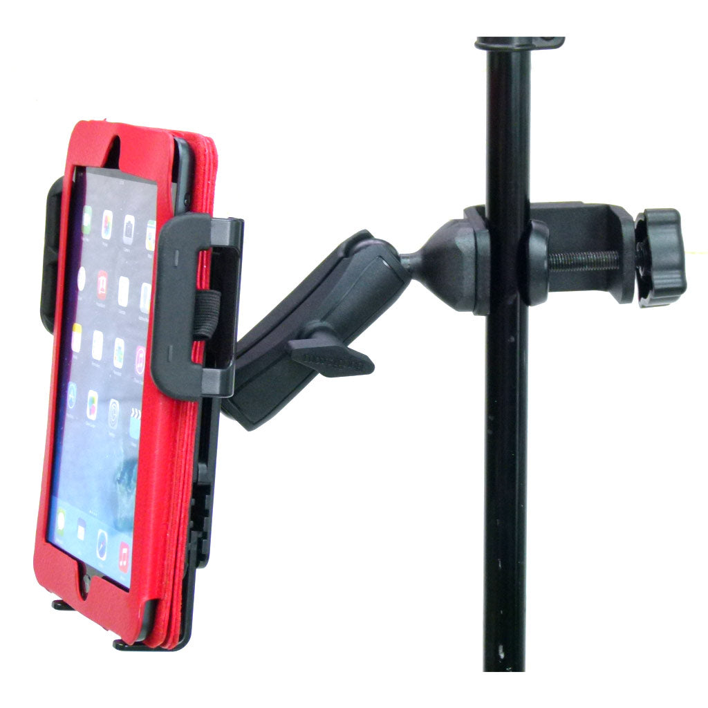 Heavy Duty Adjustable C-Clamp Music Stand - Counter Top Mount for Apple iPad Mini 3 (sku 31822)