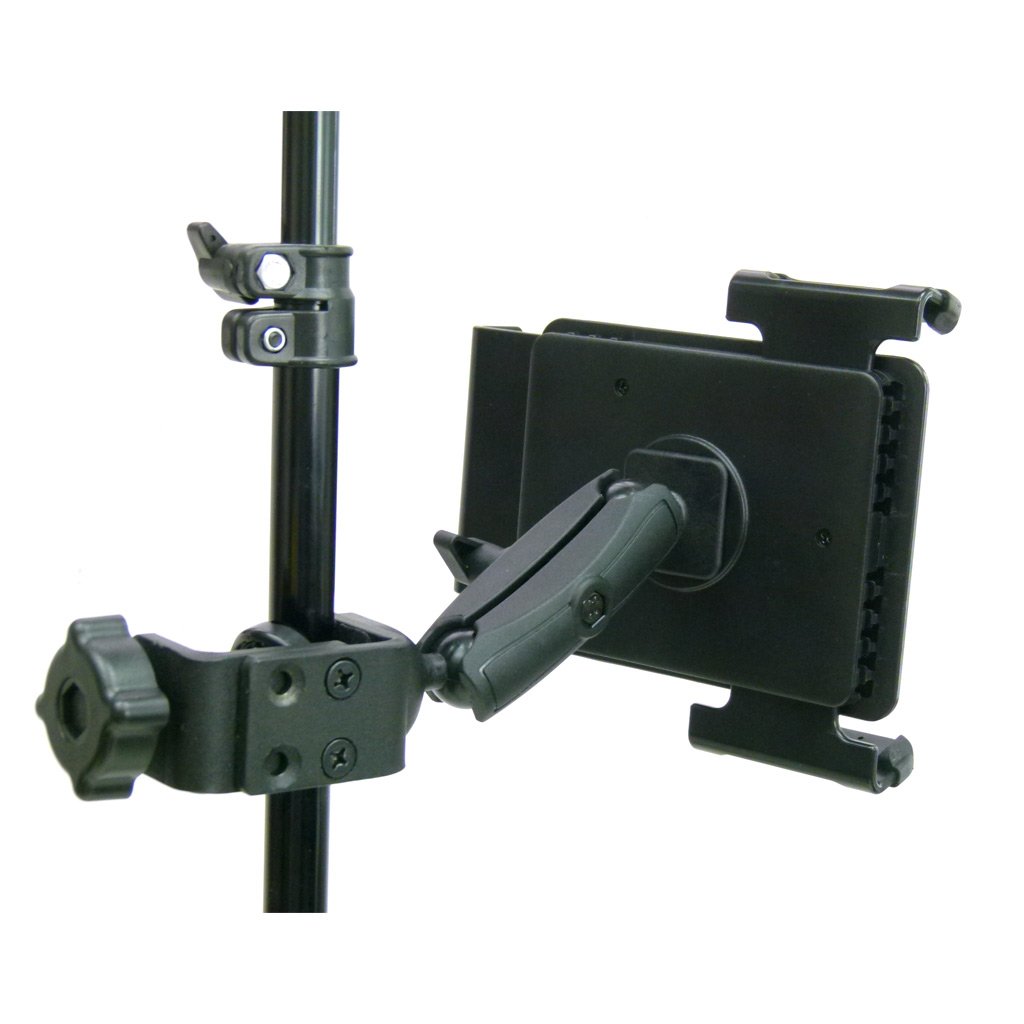 Heavy Duty Adjustable C-Clamp Music Stand - Counter Top Mount for Apple iPad Mini 2019 (sku 50614) - BuyBits Ltd UK