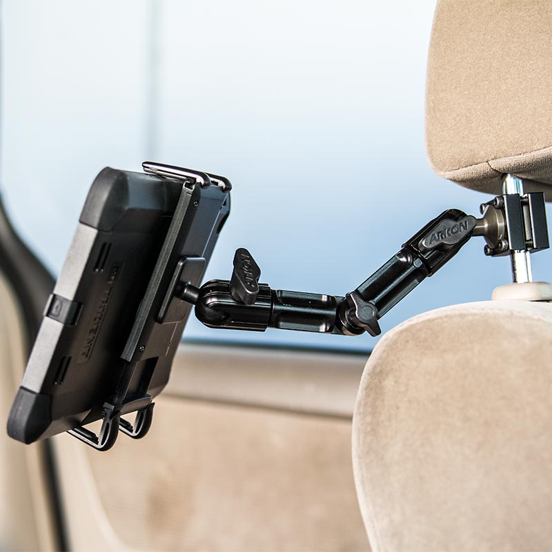 Arkon SM6HM6 Heavy-Duty Multi-Angle Phone and Midsize Tablet Headrest Mount with 8" Arm