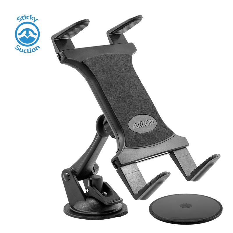 Arkon TAB179 Sticky Suction Windshield or Dash Tablet Mount for iPad, iPad Air, Samsung Galaxy (37360)