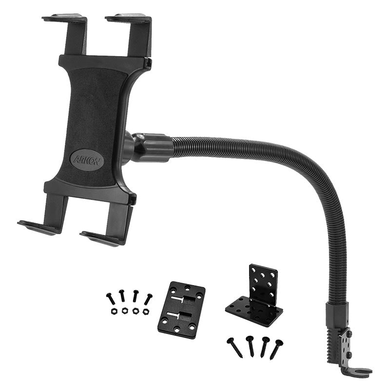 Arkon TAB188L22 Car or Truck Seat Rail or Floor Tablet Mount with 22" Arm for iPad Air 2, iPad 4, 3, 2, Galaxy Note (37359)