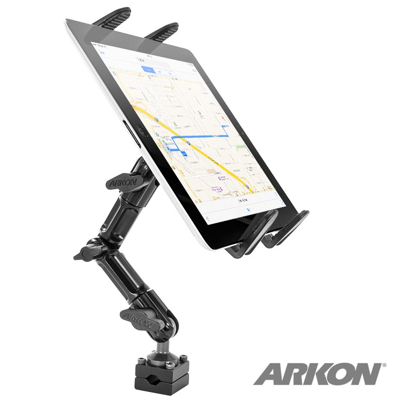 Arkon TABHM6 Heavy-Duty Tablet Headrest Mount with Multi-Angle 8" Arm for iPad Air 2, iPad Air, iPad 4, 3, 2 (37355)