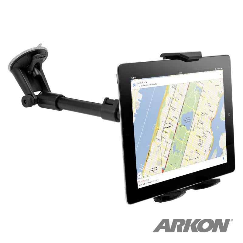 Arkon TABPB117 Long Arm Windshield Suction Tablet Mount for Apple iPad Air, iPad 4, 3, 2, Samsung Galaxy (37348)