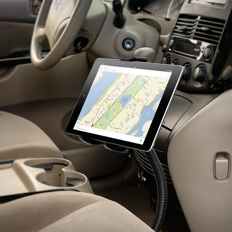 Arkon TABPB88L22 Car or Truck Seat Rail or Floor Tablet Mount with 22" Gooseneck for iPad Air, iPad, iPad Pro (37347)