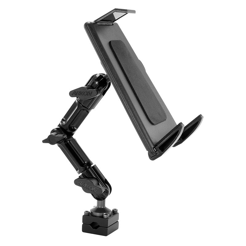 Arkon TABPBHM6 Heavy-Duty Tablet Headrest Push-Button Multi-Angle Mount with 8&quot; Arm for iPad Air, iPad (sku 37346)