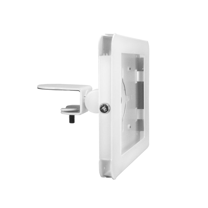 Arkon TAB05237KITW iPad Shelf Clamp Mount with Key Lock for iPad 4, 3, 2, iPad Air 2 - WHITE (sku 41106)