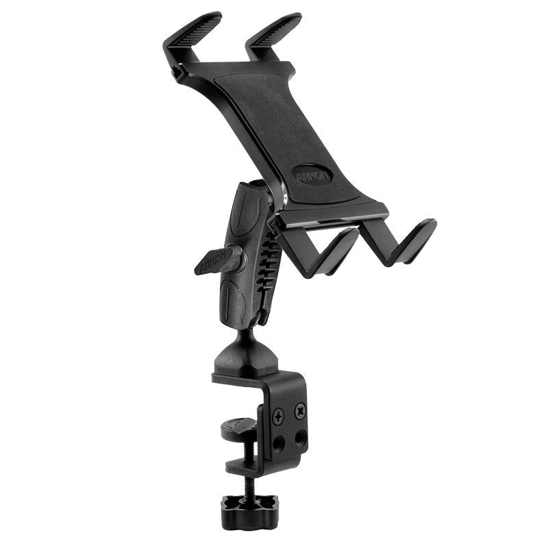 Arkon TABRM086 Heavy-Duty Clamp Tablet Mount for Tripods, Carts, Tables, Desks for iPad Air 2, iPad 4, 3, 2, Galaxy (37273)