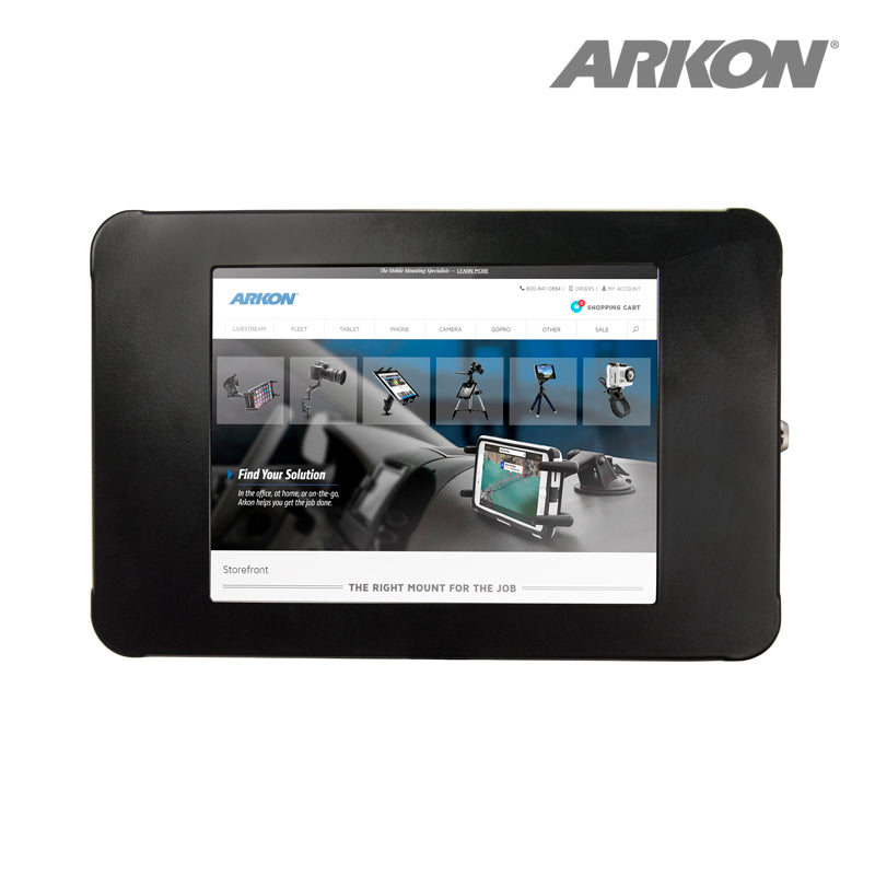 Arkon TAB05240 iPad Locking Enclosure Holder with Key Lock for iPad 4, 3, 2, iPad Air 2 (sku 57061)