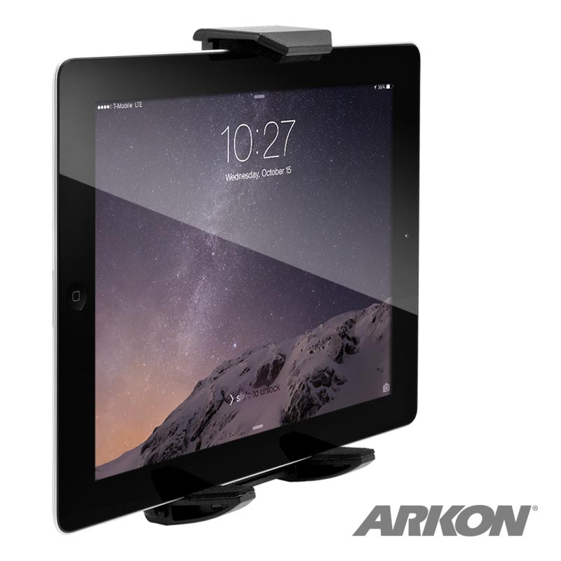 Arkon TAB003 Universal Push-Button Tablet Holder for Apple iPad, iPad Air 2, Samsung Galaxy Note, Tab Pro (sku 41112)