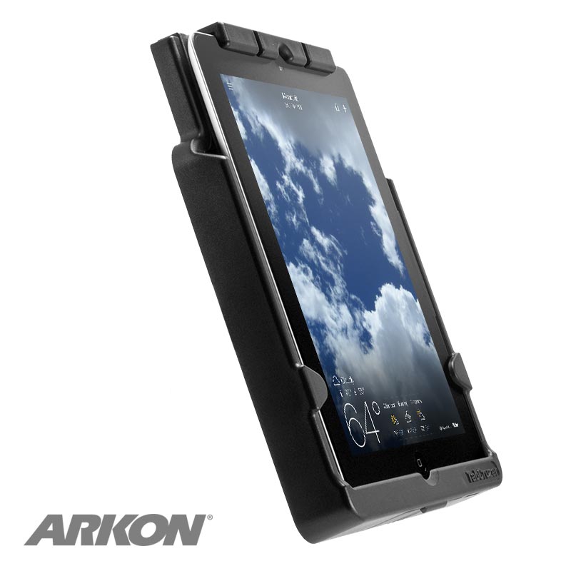 Arkon TAB-IPLH TabCruzer Custom Fit Apple iPad 4, 3, 2 Locking Holder with Charging Cable (Holder Only) (sku 41113)