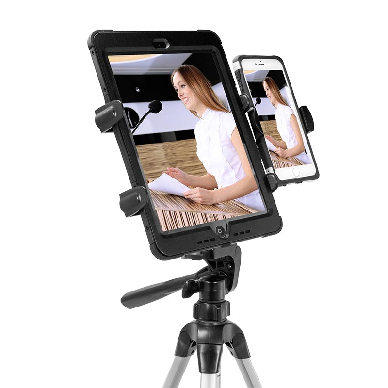 Arkon TWBRVTAB TW Broadcaster Tablet and Phone Tripod Mount Holder for Streaming Live Video (37216)