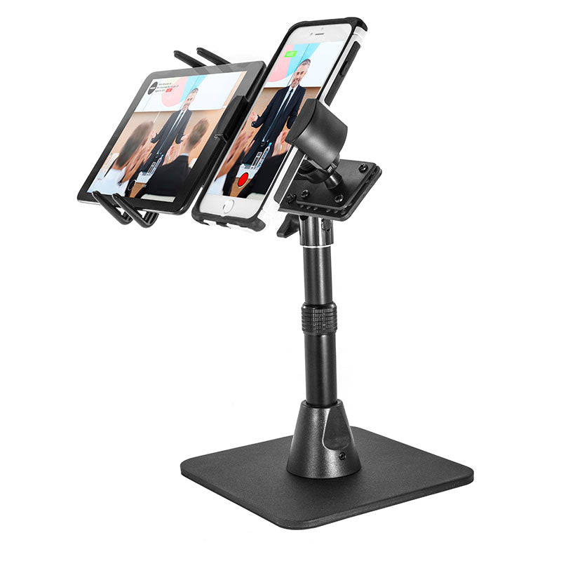 TWBHD8SM6 ARKON TW Broadcaster Midsize Table &amp; Phone Mount Holder for Live Mobile Broadcasting (sku 32998)