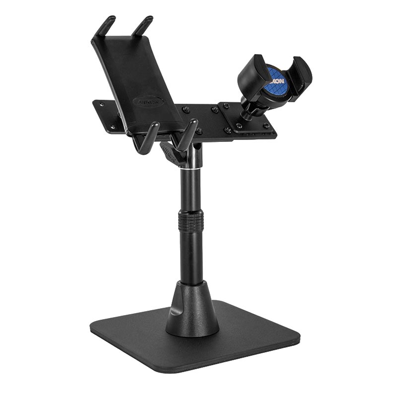 TWBHD8SM6 ARKON TW Broadcaster Midsize Table &amp; Phone Mount Holder for Live Mobile Broadcasting (sku 32998)