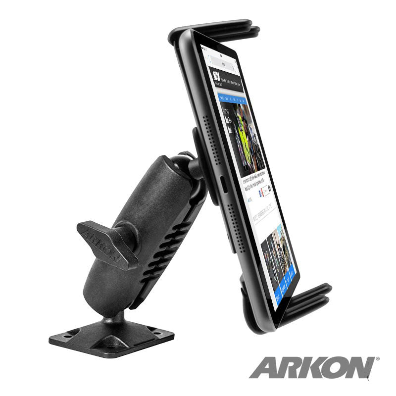 Arkon RM6AMPS2T Slim-Grip Ultra Drill-Base Phone Car Mount for iPhone X, 8, 7 Plus, Galaxy 7.0, 8.0 Tablets (sku 41063)