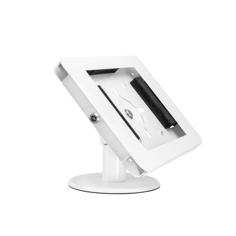 Arkon TAB05219KITW iPad Swivel Tabletop Stand with Key Lock for iPad 4, 3, 2, iPad Air 2 - WHITE (sku 41107)