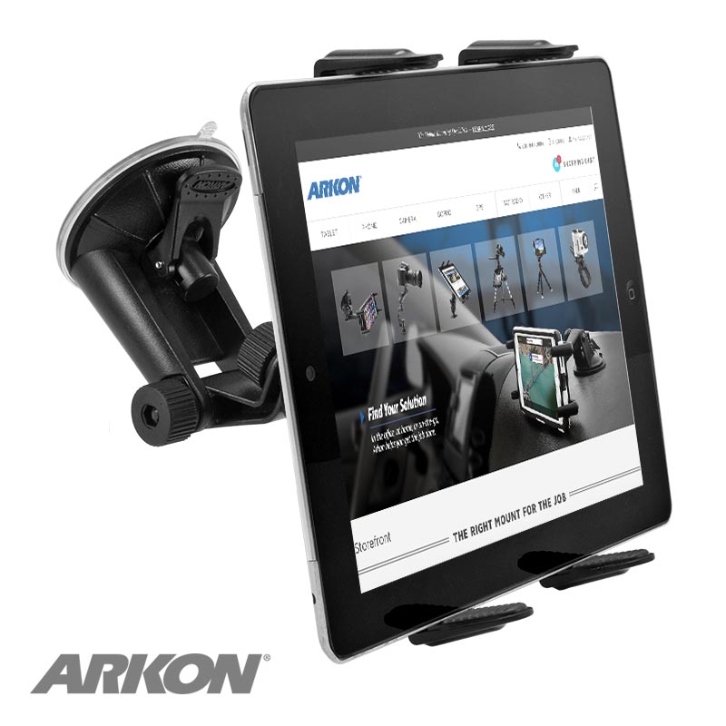 Arkon TAB117 Windshield Suction Tablet Mount for iPad Air, iPad, Galaxy Note 10.1, Galaxy Tab Pro 12.2 (sku 41093)