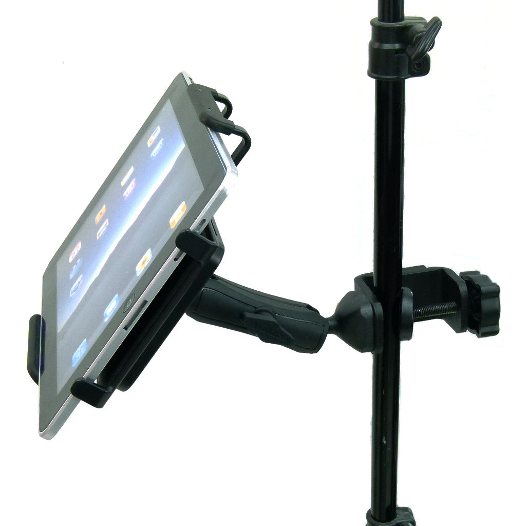 Large Heavy Duty Adjustable C-Clamp Music Stand - Counter Top Mount for Apple iPad 2 (sku 31843)