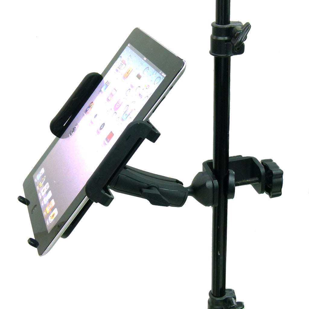 Large Heavy Duty Adjustable C-Clamp Music Stand - Counter Top Mount for Apple iPad 4 (sku 31845)