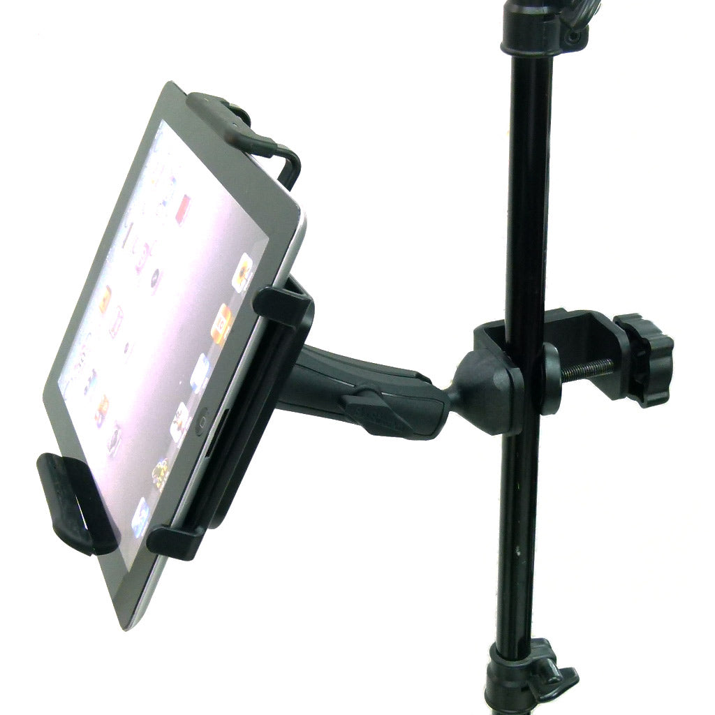 Large Heavy Duty Adjustable C-Clamp Music Stand - Counter Top Mount for Apple iPad 4 (sku 31845)