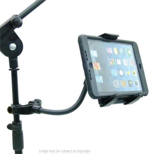 Quick Release 'Robi' Music Microphone Stand Tablet Holder for Apple iPad Mini (sku 20179)