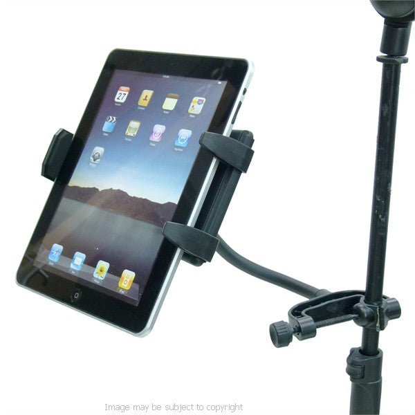 Quick Release 'Robi' Music Microphone Stand Tablet Holder for iPad (sku 20122)