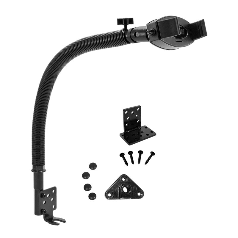 Arkon MG288 Mobile Grip 2 Seat Rail or Floor Car Mount for iPhone X, 8, 7 Plus, 8, 7, 6S Galaxy S8 (sku 41062)