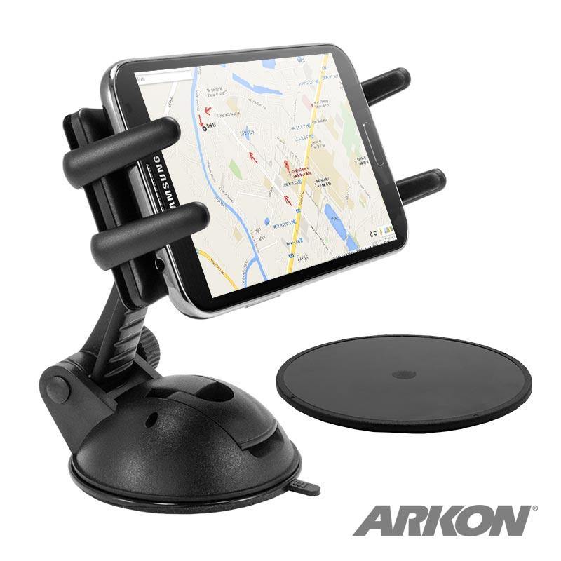 Arkon SM678 Slim-Grip Ultra Sticky Suction Windshield or Dash Phone Car Mount for iPhone, Galaxy Tablets (sku 56061) - BuyBits Ltd UK