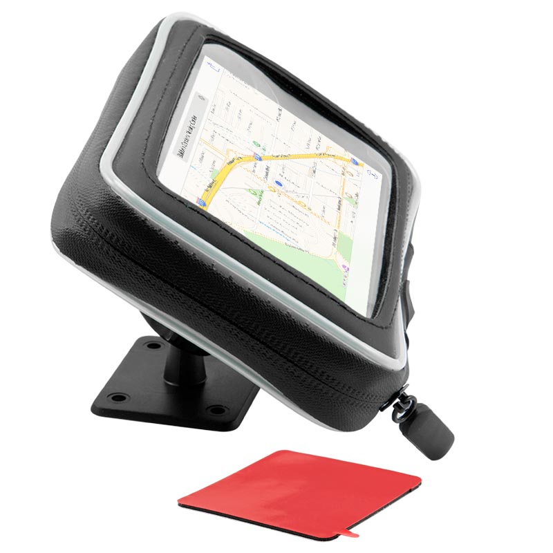 Arkon SM5VHB Adhesive Motorcycle Tank Phone Mount with Water-Resistant Holder for iPhone 6S, 6 Plus, Note 5, 4 (sku 41139)