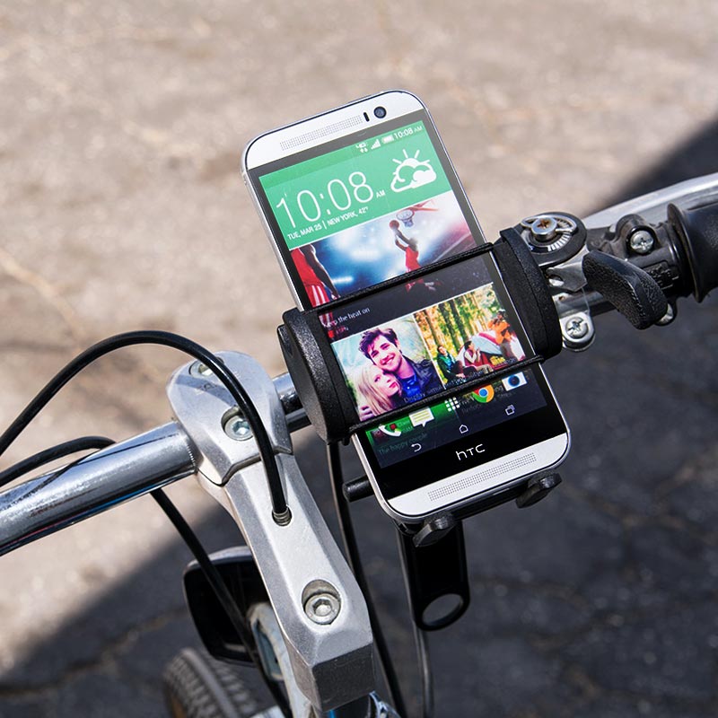 Arkon SM434 Mega Grip Bike or Motorcycle Handlebar Strap Phone Holder Mount (sku 41144)