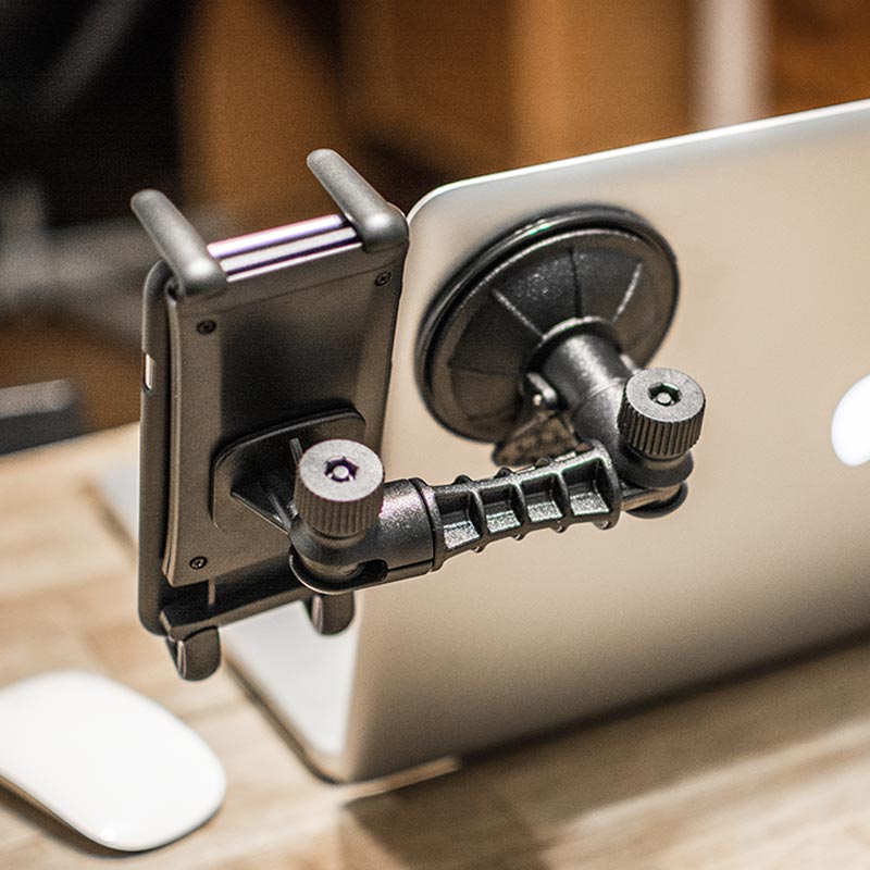 Arkon SM698 Slim-Grip Ultra Modular Sticky Suction Mount for iPhone 8, 8 Plus (sku 41136)