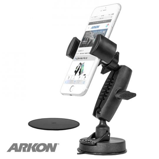 RM179 ARKON TW Broadcaster Single Phone Desk or Table Sticky Suction Mount (sku 32997)
